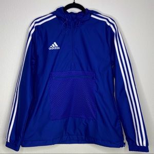 Adidas Blue Windbreaker Pullover Jacket